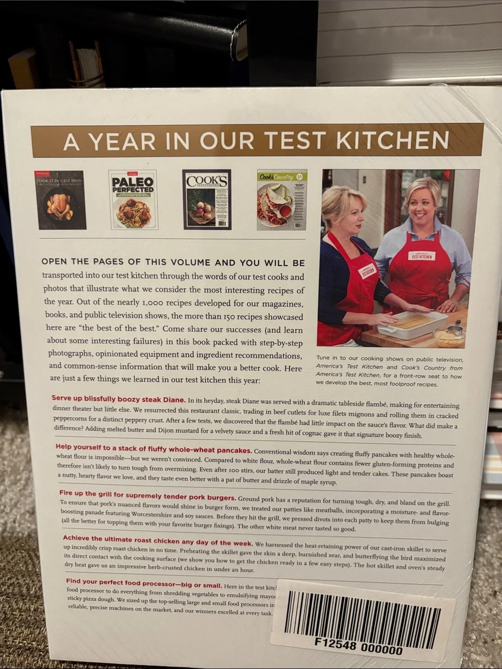 The Best of 2017 Cookbook - new sealed